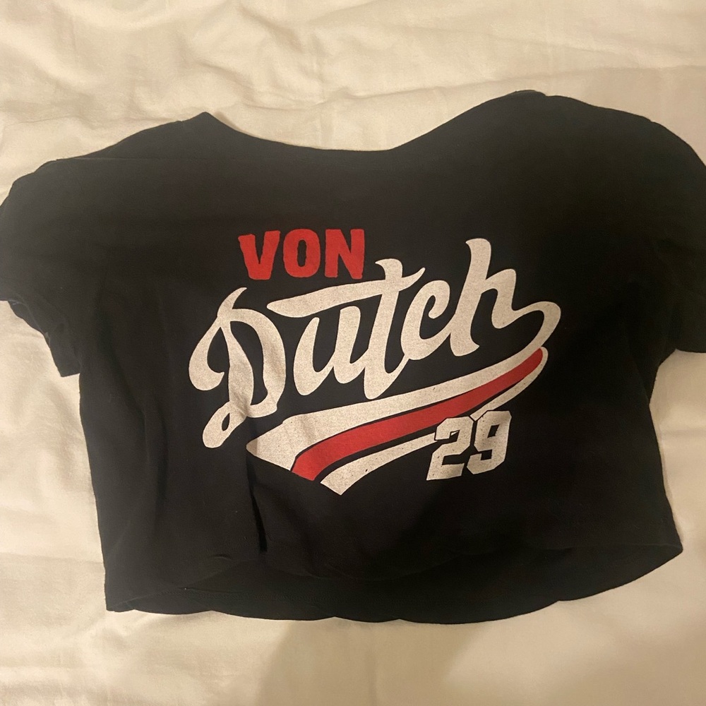 Von Dutch Crop Top Size M